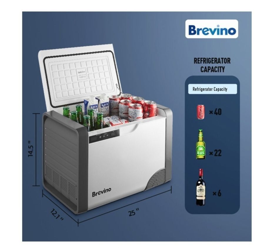 یخچال فریزر ماشین Brevino مدل BPR-20 — تصویر ۴