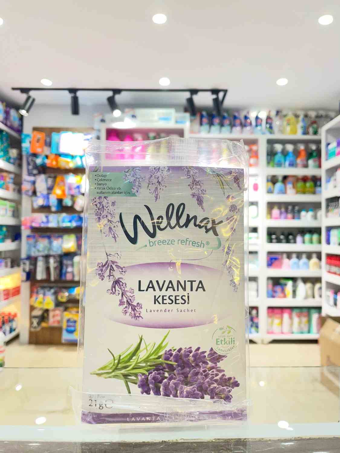 خوشبوکننده کمد و کشو ولناکس مدل LAVANTA KESESİ (رایحه اسطوخودوس / لاوندر) وزن ۲۱ گرم