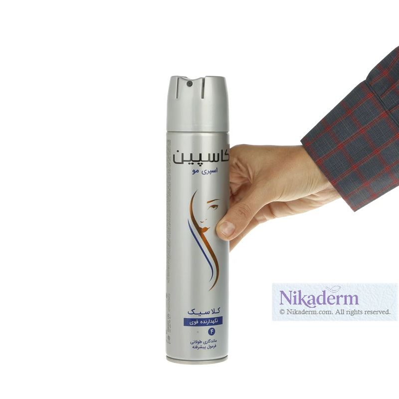 تافت اسپری حالت‌دهنده مو کاسپین مدل کلاسیک حجم 250ml — تصویر ۳