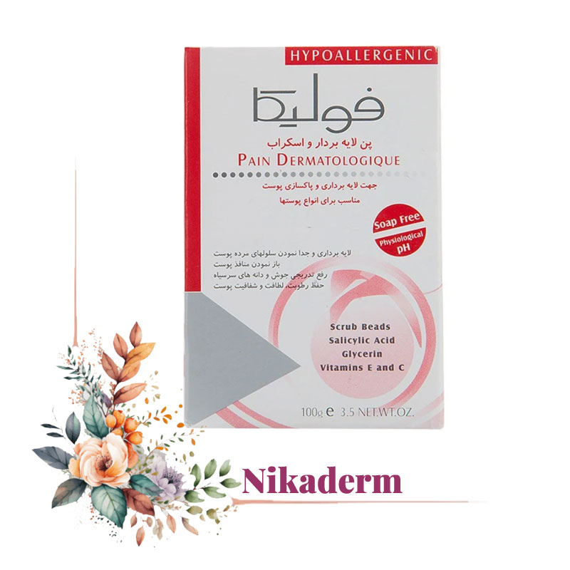 پن فولیکا مدل لایه بردار و اسکراب مناسب انواع پوست وزن 100 گرم
