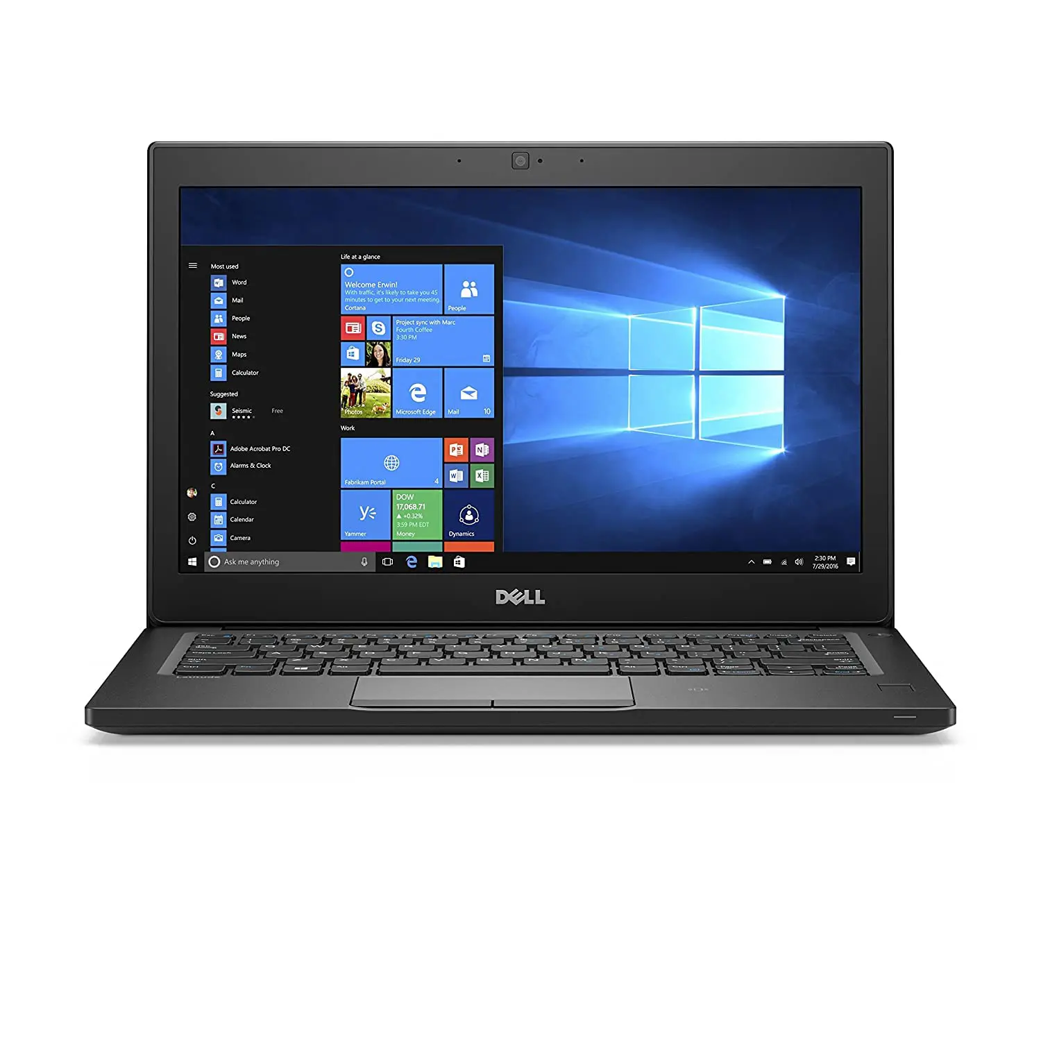 لپ تاپ دل Latitude 7280 پردازنده نسل 7 رم 8GB حافظه 256SSD نمایشگر 12.5 اینچ