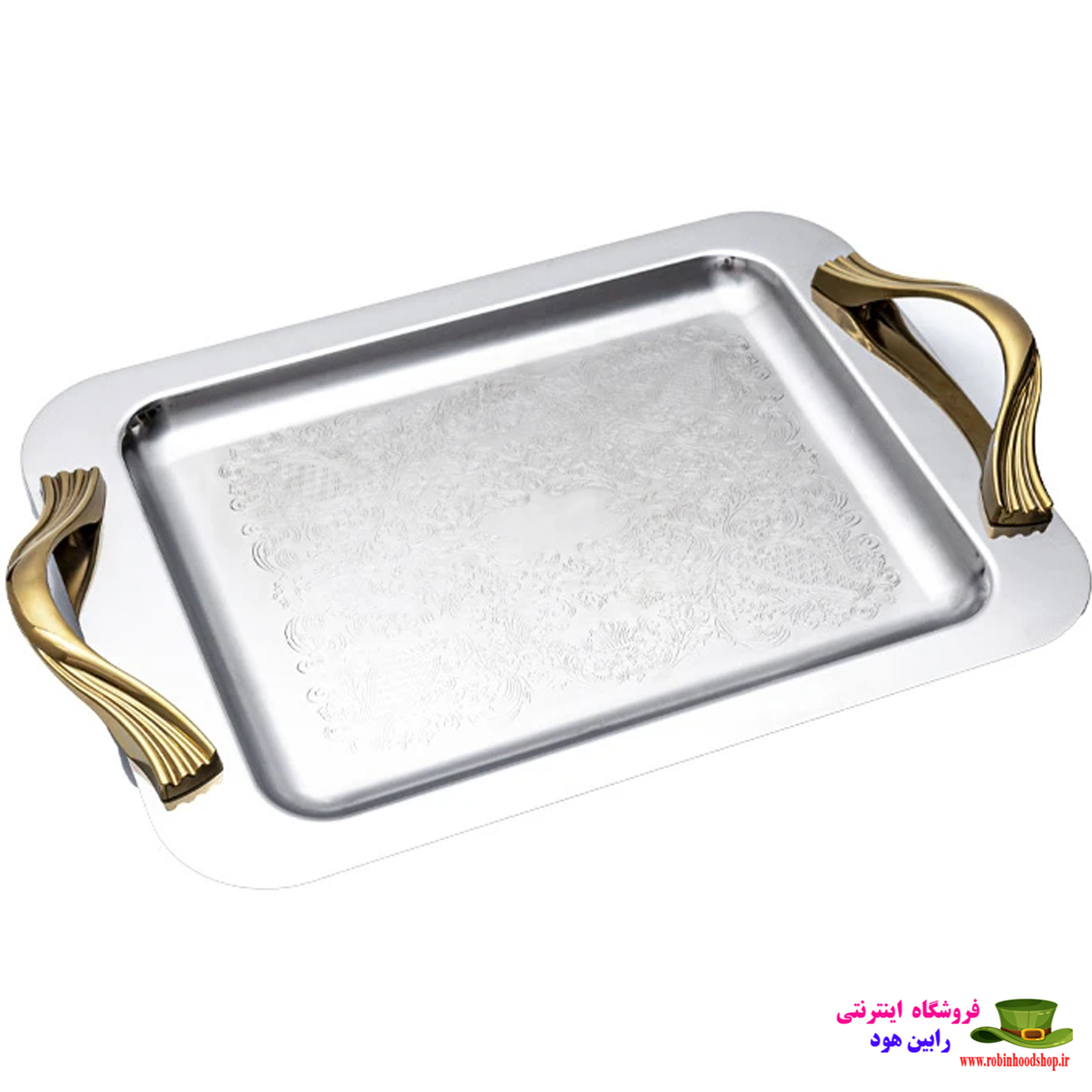 سینی دسته دار آرتیستون صنعت کد 1247 سایز 27×37 سانتی متر