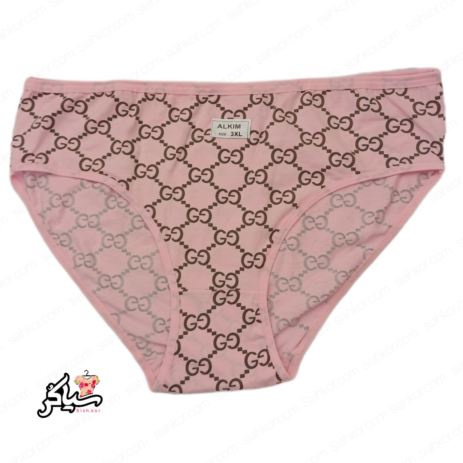 شورت نخی سایز بزرگ ۳xl صورتی