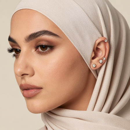 گل‌گوش میخی نگین‌دار ژوپینگ مدل گرد کلاسیک اصل (اورجینال) | Xuping Jewelry Round Crystal Stud Earrings