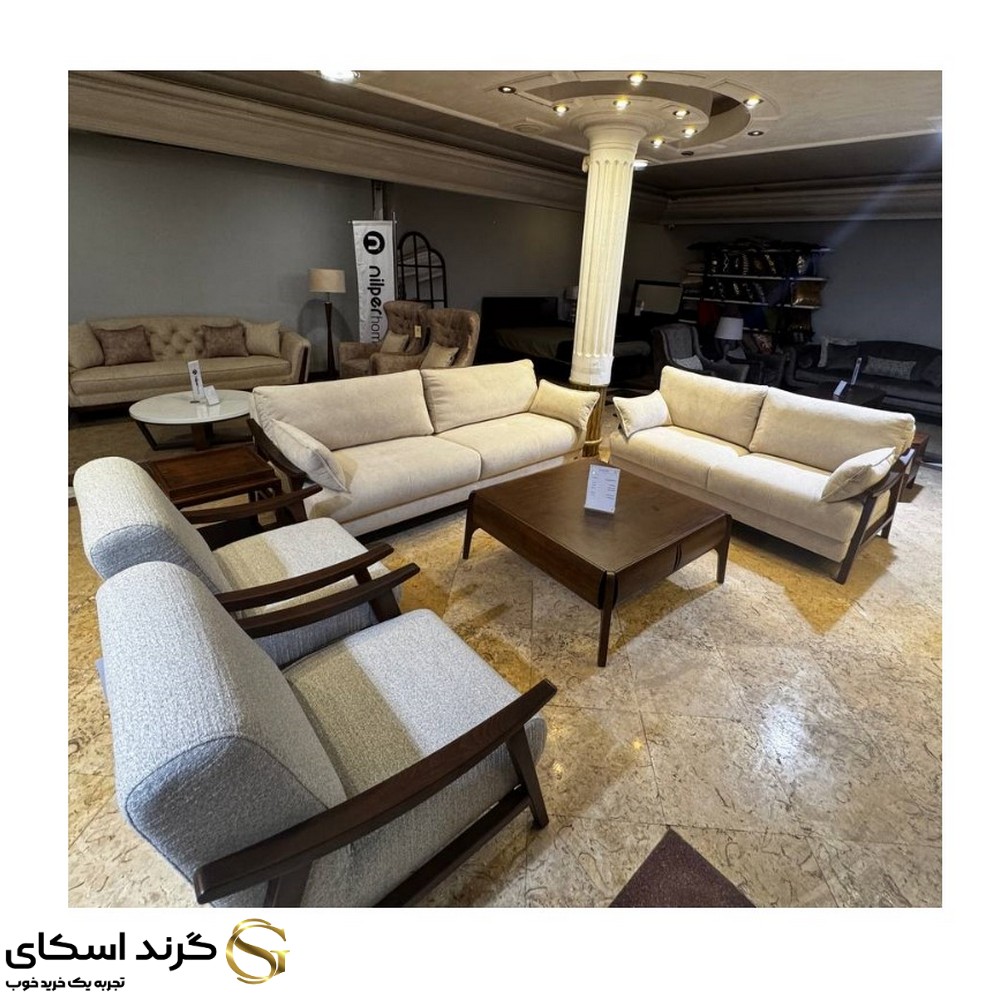 ست 7 نفره مبل خانگی نیلپر مدل-سیبون NHSS283 – محصول موجود فروشگاه