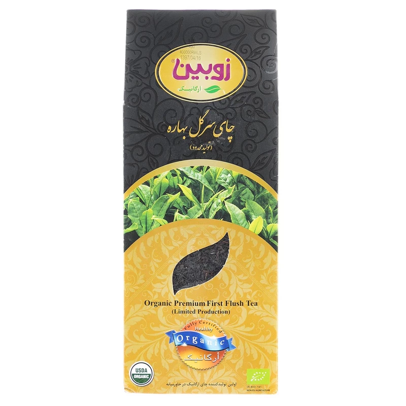 چای سر گل بهار ارگانیک زوبین(دارای گواهی ارگانیک)