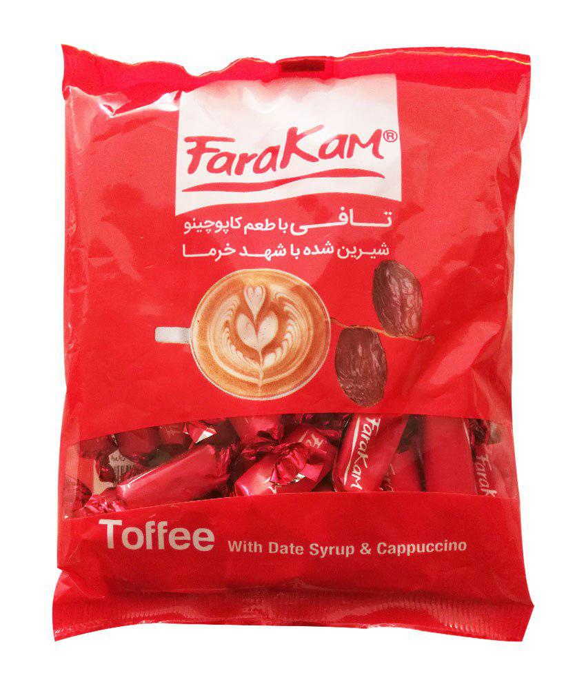 تافی کاپوچینو شیرین شده با شهد خرما فراکام