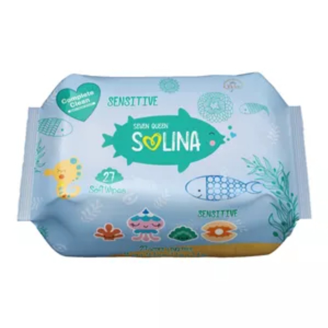 دستمال مرطوب کودک solina