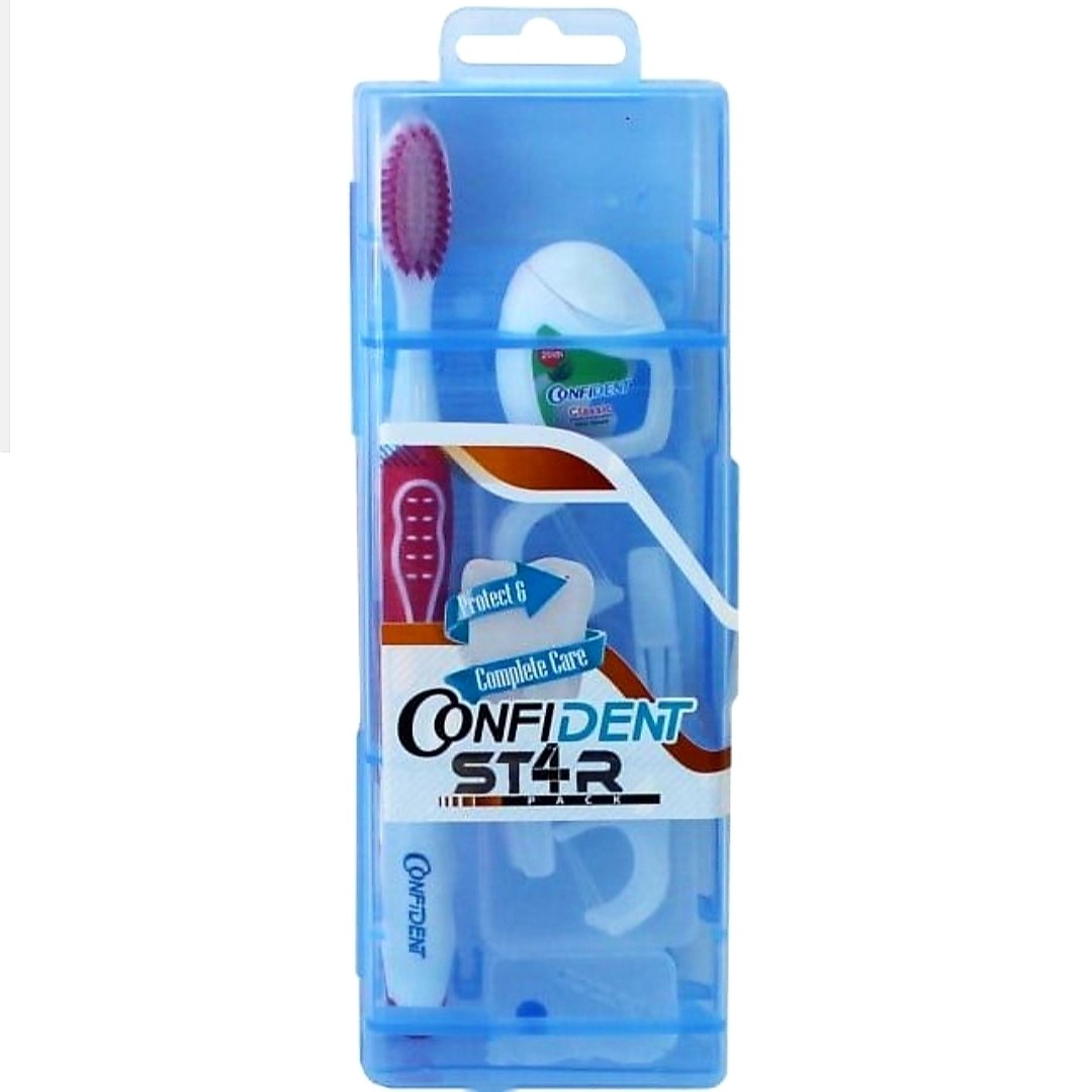 پک مسواک مسافرتی استار confident