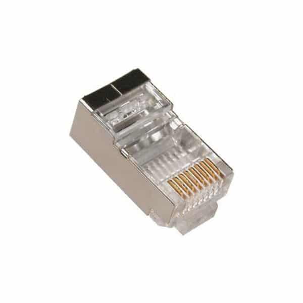سوکت شبکه Cat6 SFTP AMP فلزی — تصویر ۲