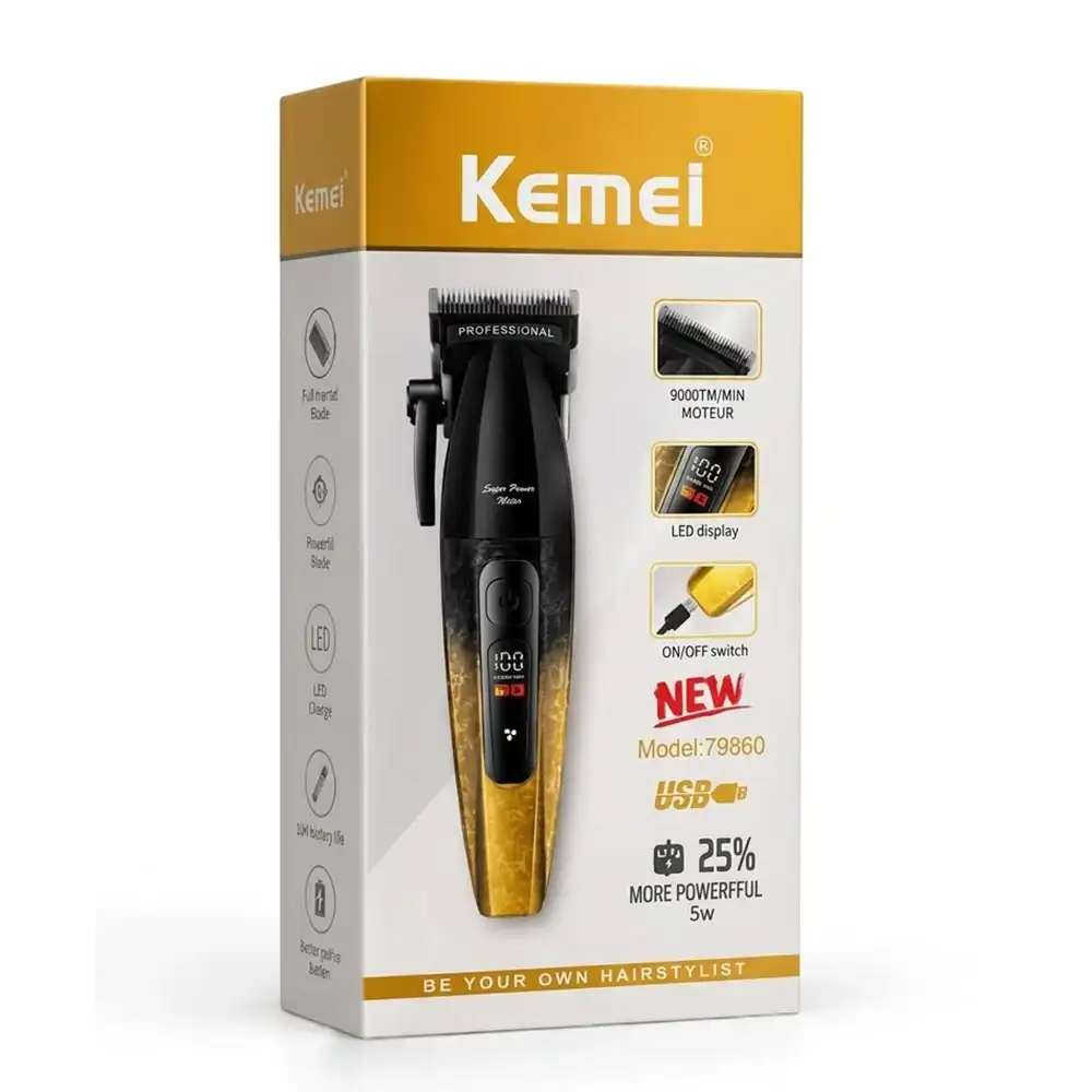 ماشین اصلاح موی سر و صورت کیمی (Kemei) مدل 79860 (موتور 9000 دور)