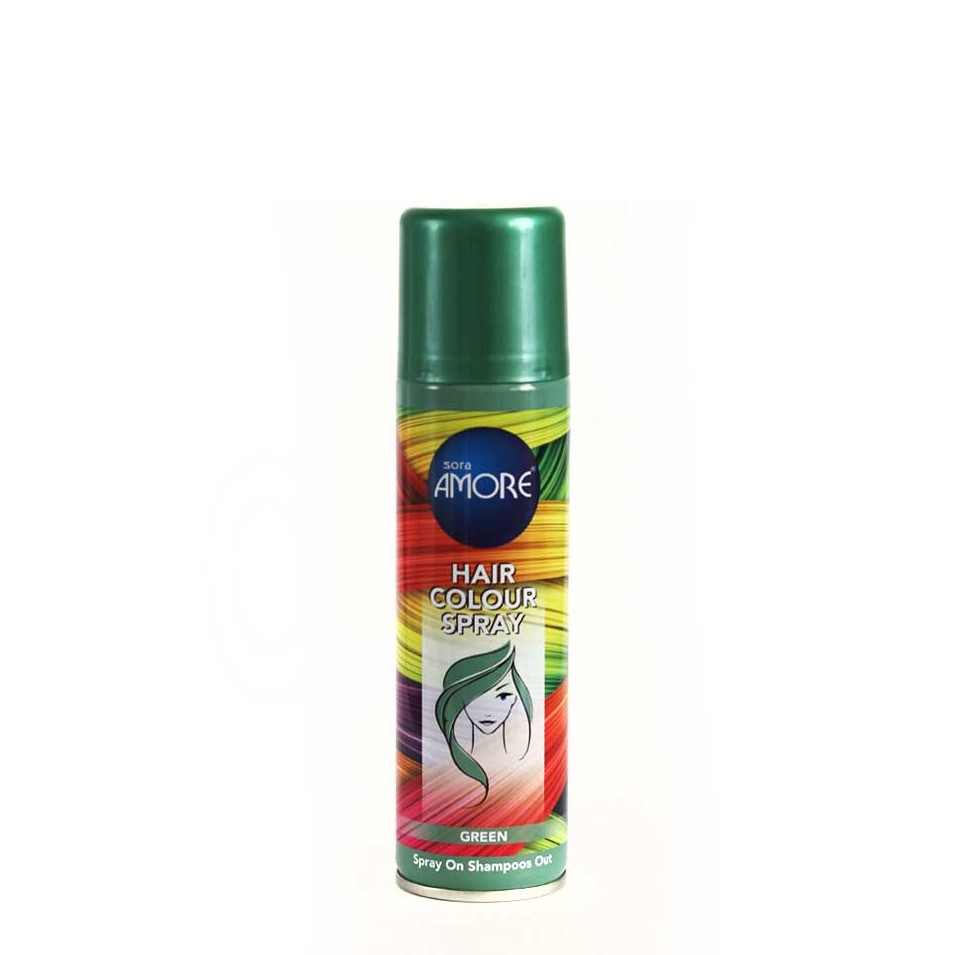اسپری رنگ مو ( سبز ) آمور AMORE
