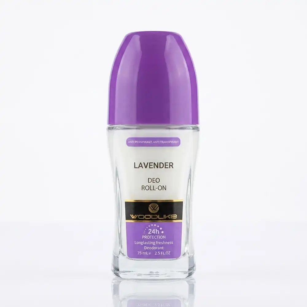 مام رول ضد تعریق وودلایک (Woodlike) مدل LAVENDER (لوندر) حجم 75 میلی‌لیتر