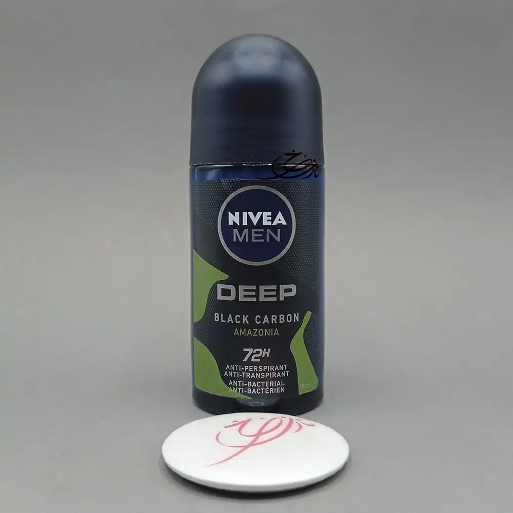 رول ضد تعریق مردانه نیوا من مدل Deep Black Carbon Amazonia حجم 50 میلی لیتر