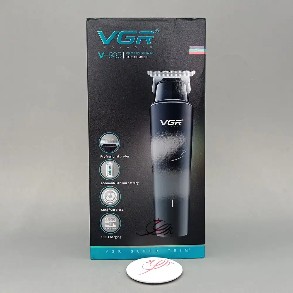 ماشین اصلاح خط زن وی جی آر وویجر VGR VOYAGER مدل V-933 مشکی