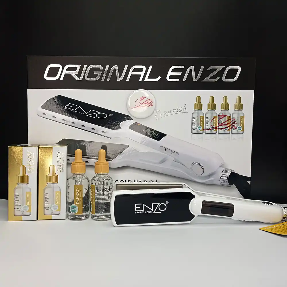 اتو مو انزو پروفیشینال ENZO PROFESSIONAL مدل 5050A رنگ سفید