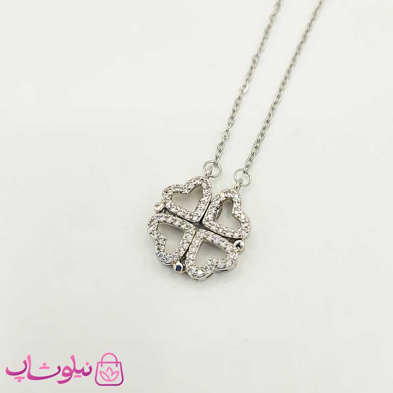 گردنبند زنانه مگنتی طرح قلب