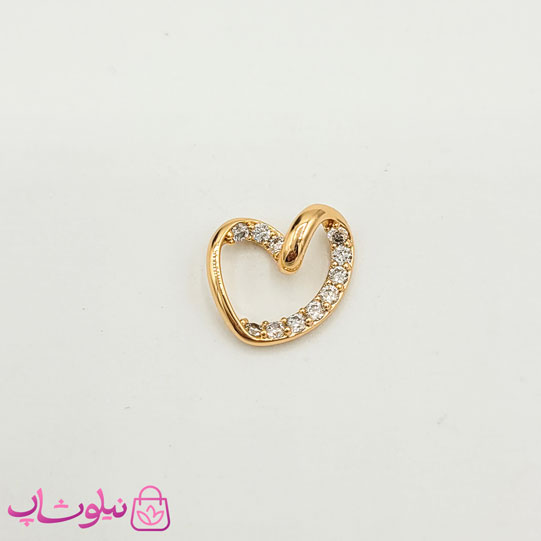پلاک دخترانه ژوپینگ مدل قلبی کد 791