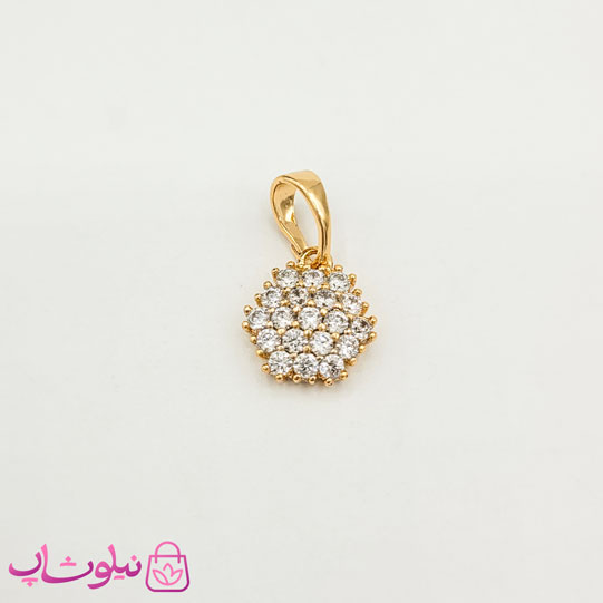 پلاک دخترانه ظریف ژوپینگ مدل برف کد 691 — تصویر ۲