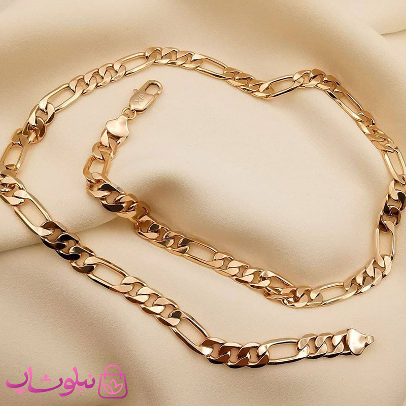 گردنبند زنانه و مردانه ژوپینگ طرح فیگارو کد 4075