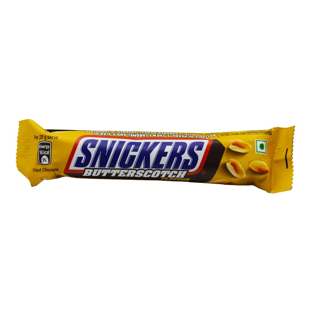 شکلات مغزدار اسنیکرز SNICKERS اصلی با طعم بادام زمینی وزن 22 گرم