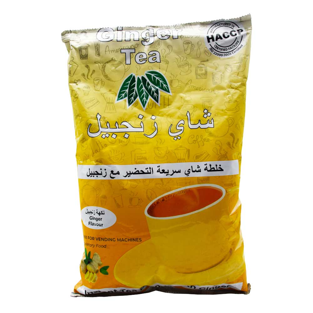 چای زنجبیل برند اصلی ASLI بسته‌ بندی پاکت کاغذی 1 کیلوگرمی