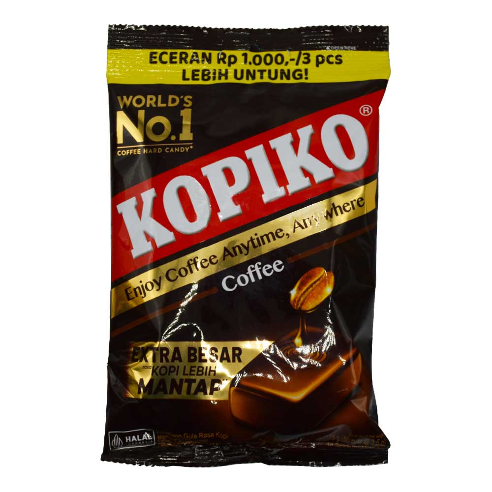 آبنبات کوپیکو KOPICO اصل اندونزی با طعم قهوه بسته 175 گرمی