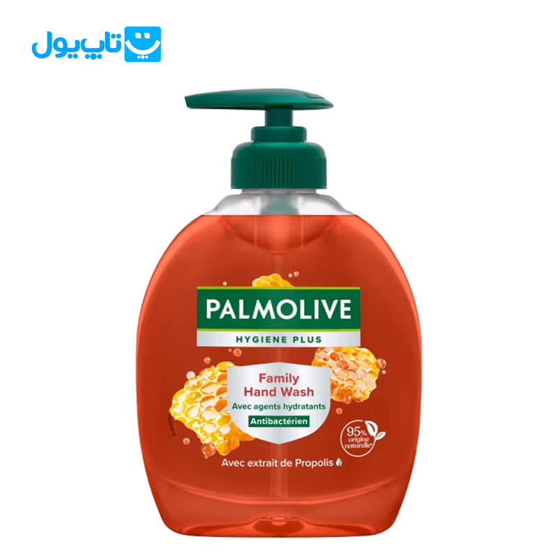 مایع دستشویی پالمولیو Palmolive آلمان حاوی عصاره عسل و چای سبز حجم 300 میلی لیتر