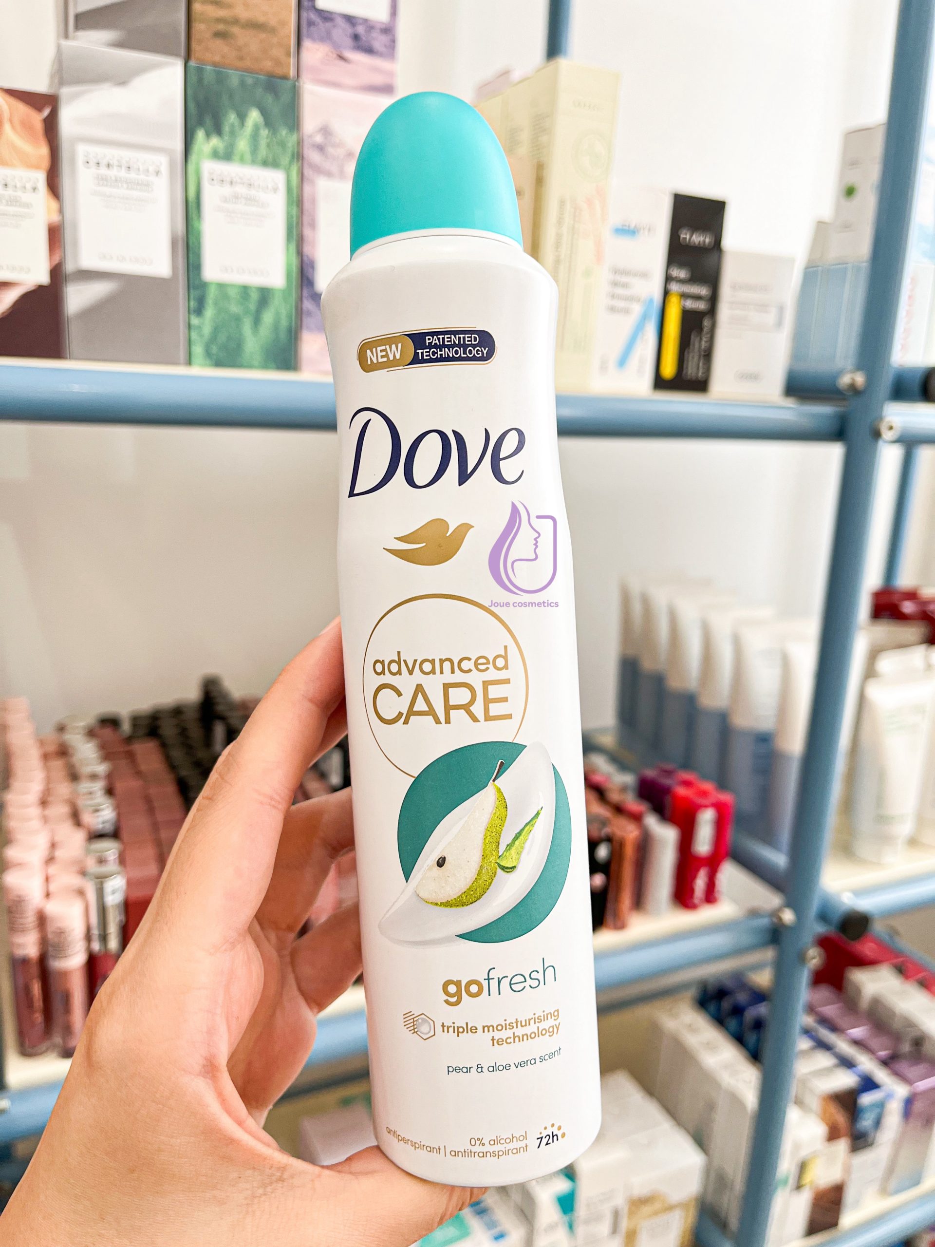 اسپری ضد تعریق 72 ساعته داو انگلیسی (UK) مدل go fresh رایحه گلابی و آلوئه ورا حجم 250 میل — تصویر ۲