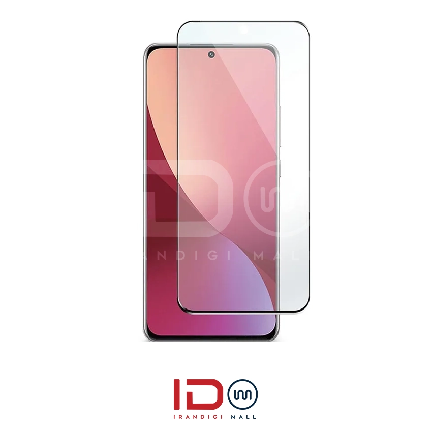 گلس شیشه ای تمام صفحه و فول چسب گوشی شیائومی مدل xiaomi 12 برند ردلیبل