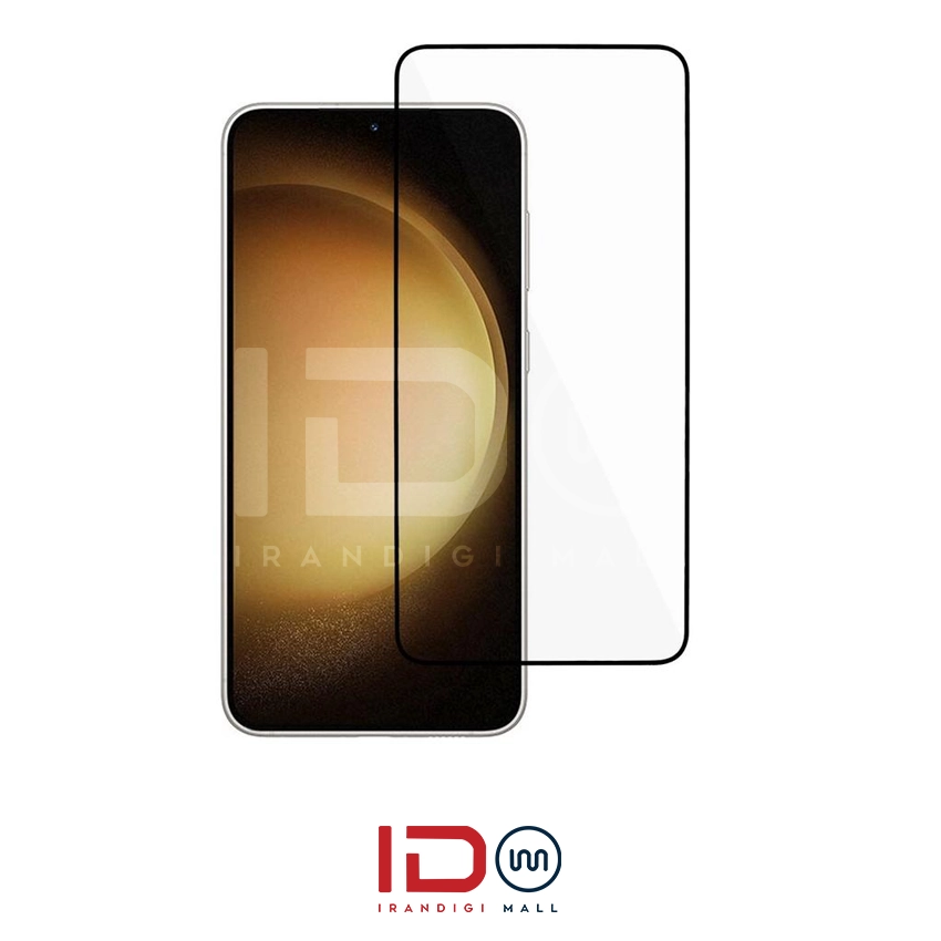 گلس شیشه ای تمام صفحه و فول چسب گوشی سامسونگ مدل samsung S24 برند ردلیبل — تصویر ۲