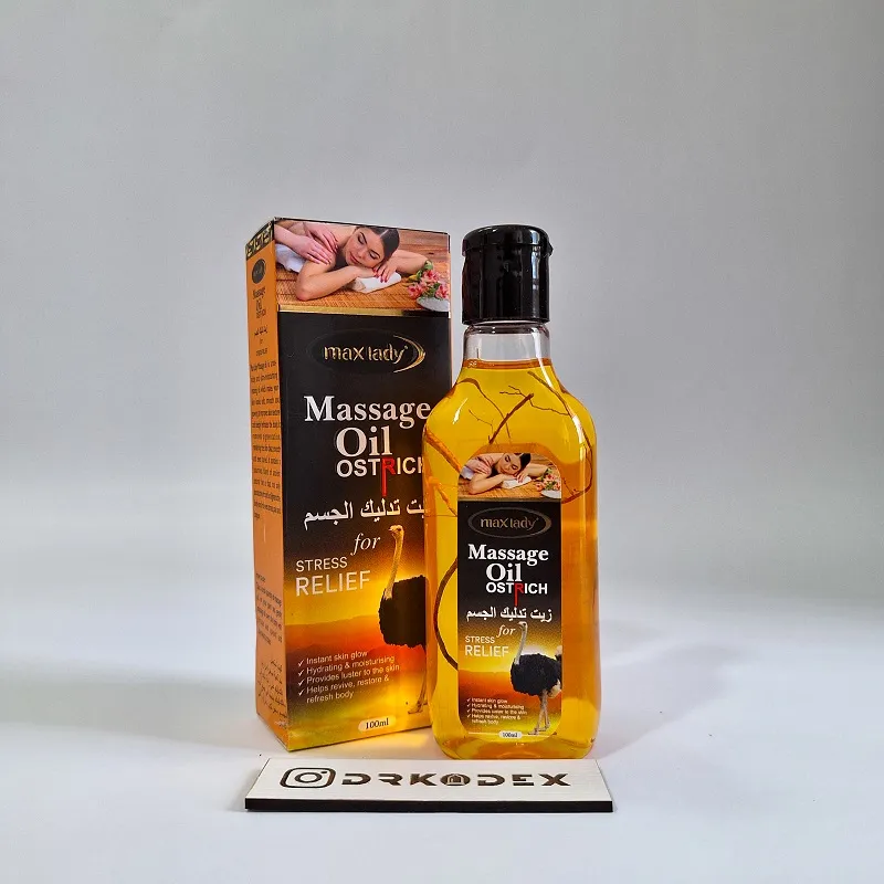 روغن ماساژ شتر مرغ مکس لیدی