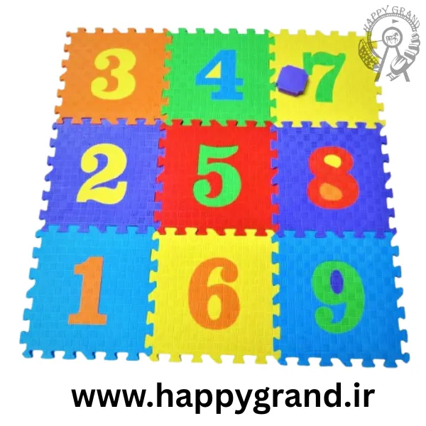 پازل آموزشی اعداد فومی