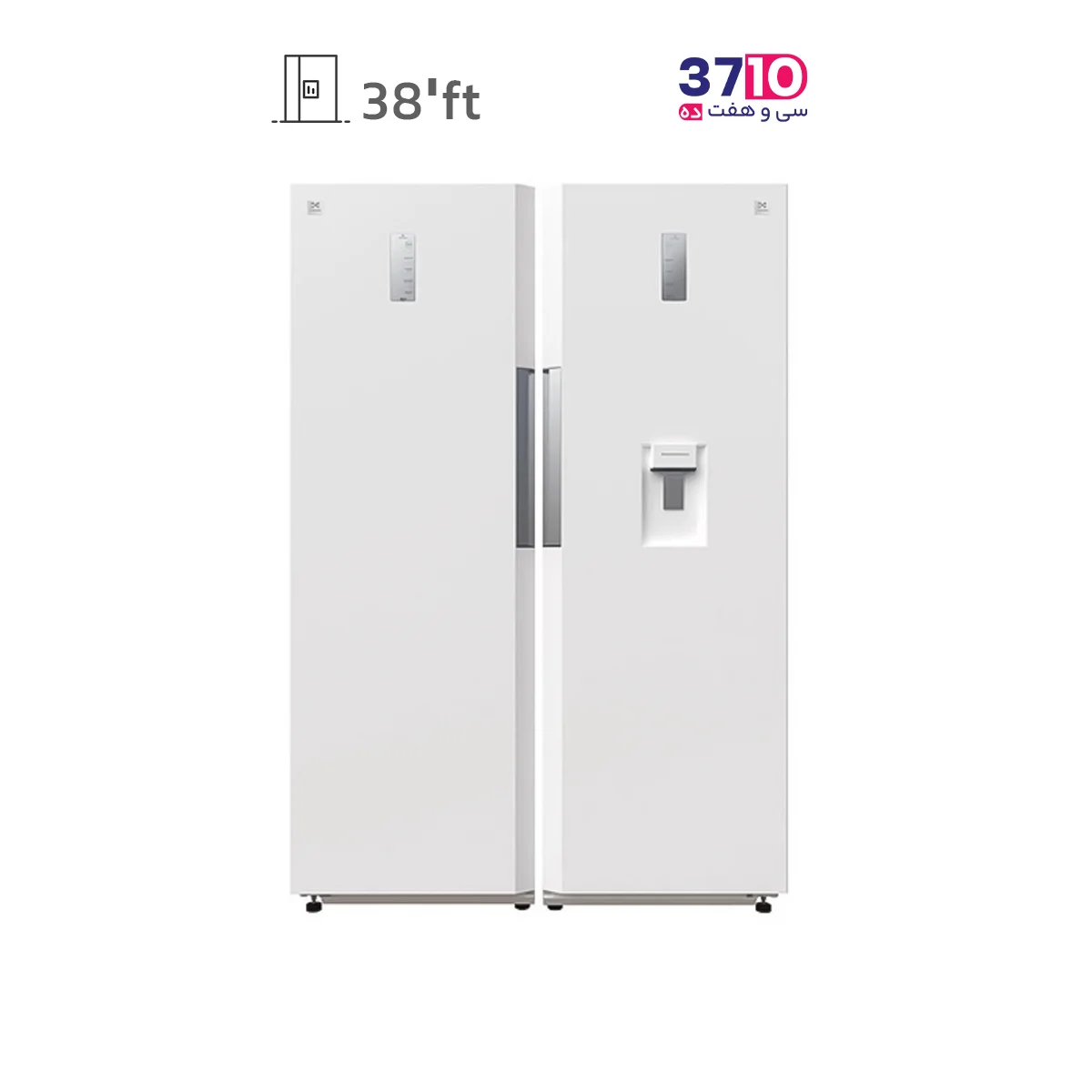 یخچال فریزر دو قلو دوو DAEWOO مدل SRi-21MW / SFi-21MW سفيد متاليك سری شیلا هوشمند IOT