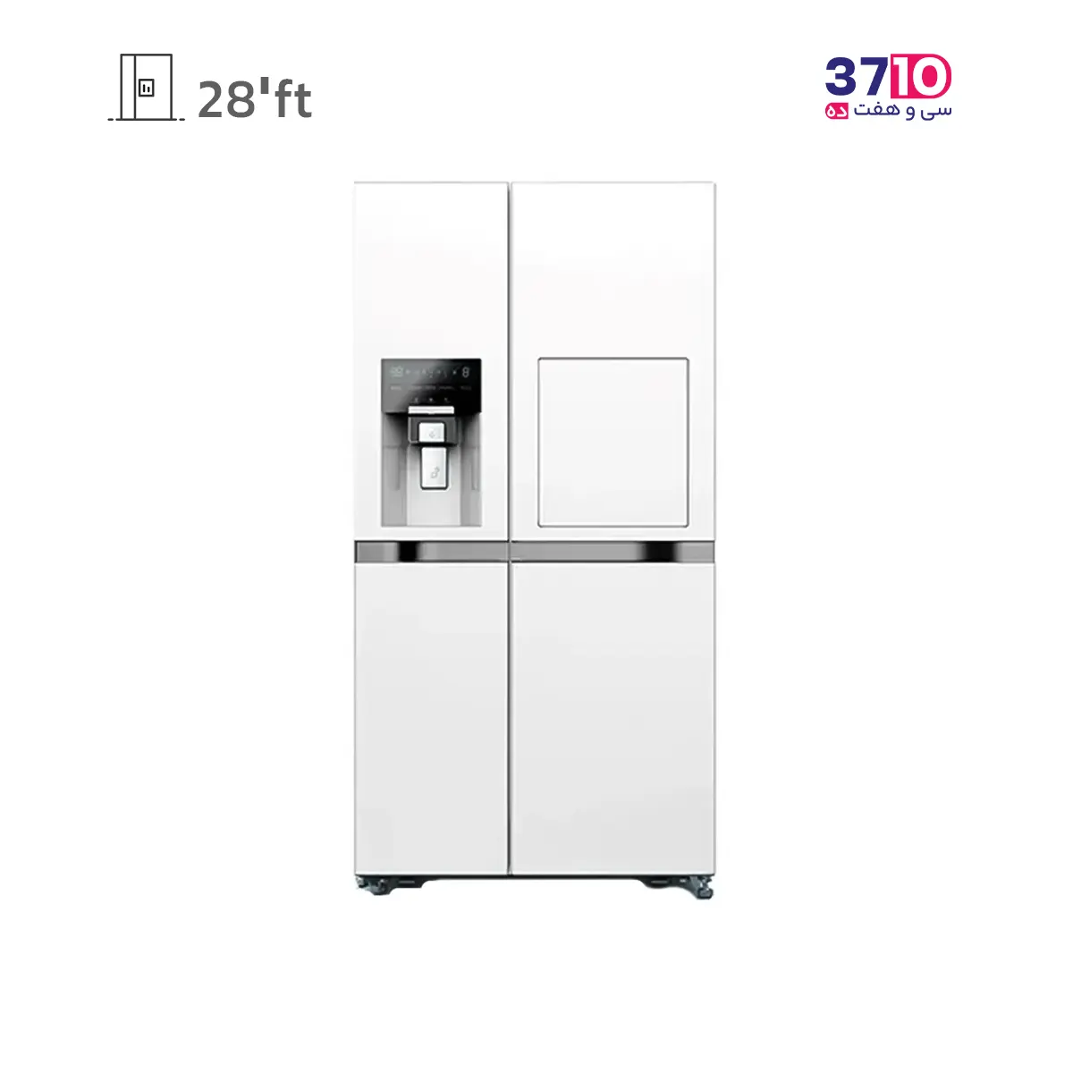یخچال فریزر ساید بای ساید دوو DAEWOO مدل SXi20-11W سفيد متاليك سری سینسان دو درب هوشمند IOT