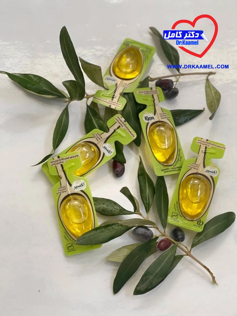 روغن زیتون تک نفره 10 گرمی اکسیر (بسته 10 عددی)