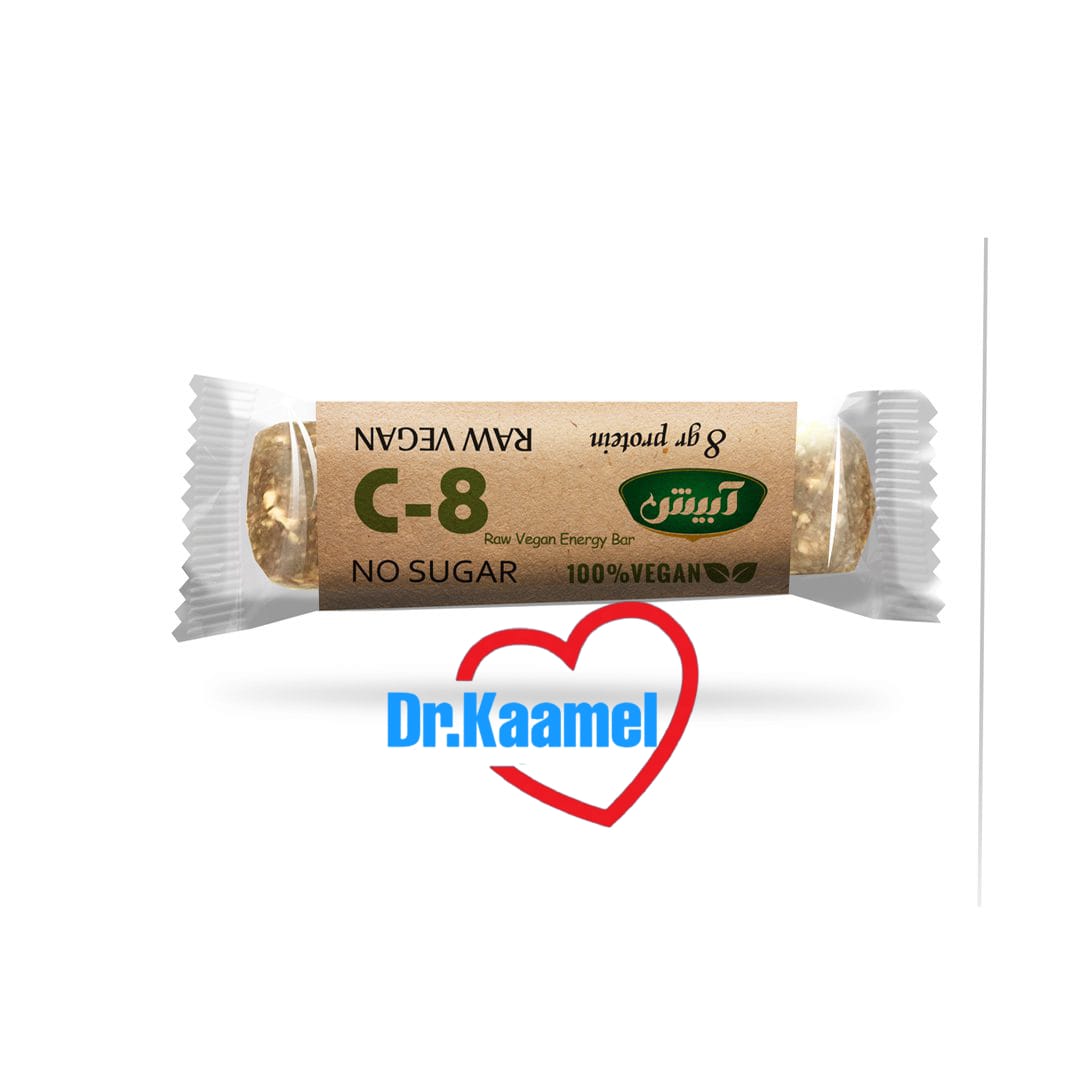 پروتئین بار c-8 آبیش بسته 24 عددی