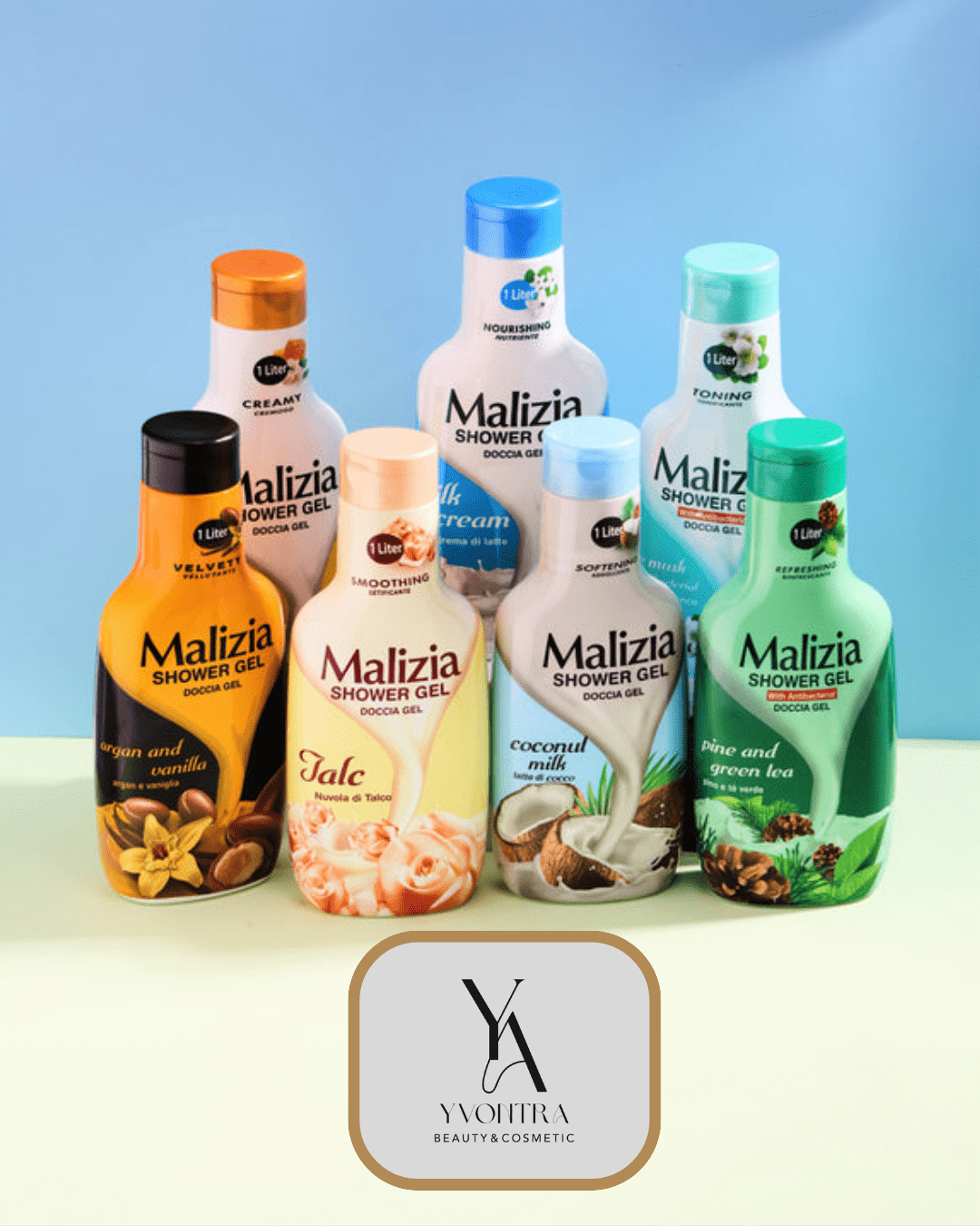 شامپو بدن گوجی مالزیا یک لیتری MALIZIA SHOWER GEL GOJI BERRIES — تصویر ۳
