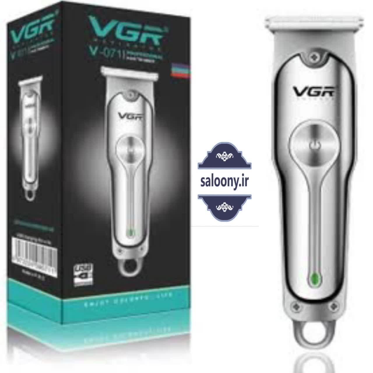 شیور صورت مردانه VGR V-071 (مشکی) خط زن — تصویر ۴