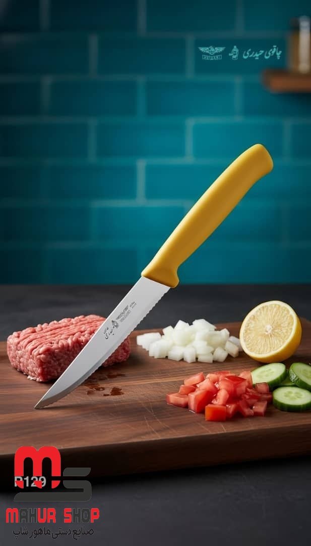 چاقو اره ای P۱۲۹ دسته پلاستیکی حیدری