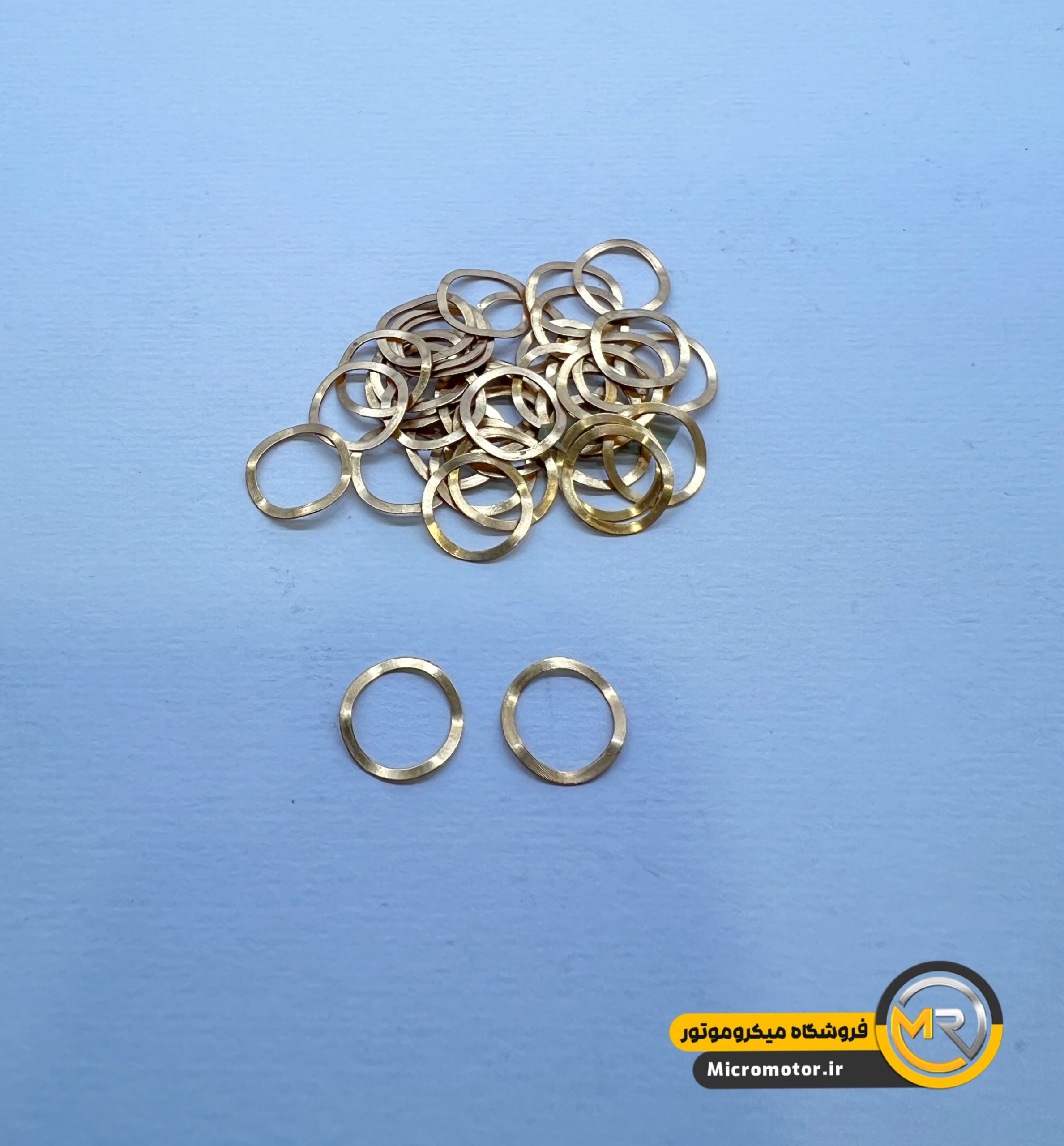 واشر ویو (موج‌دار) مسی میکروموتور(سوهان برقی)