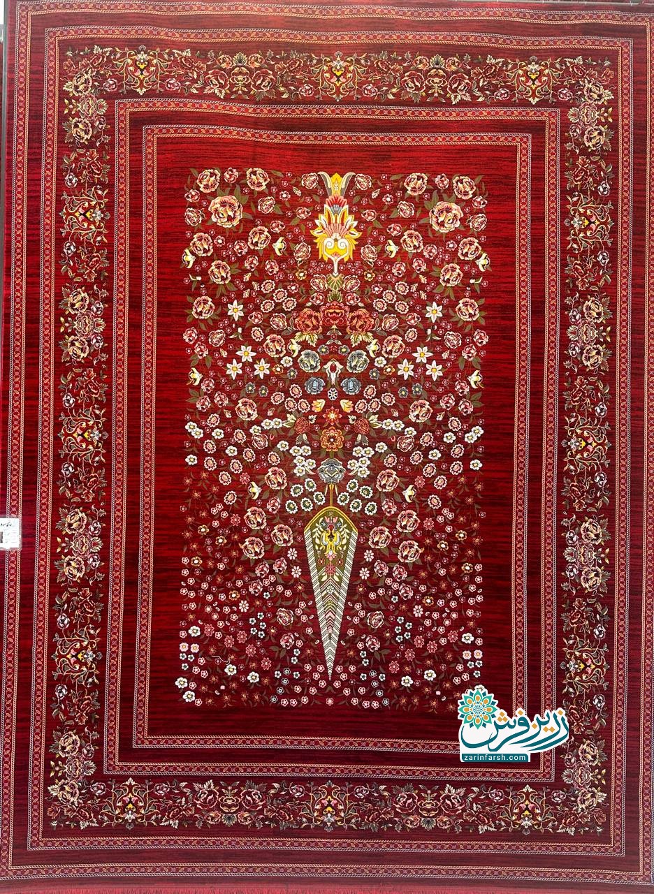 فرش سرو لاکی 700 شانه – تمام نخ اکریلیک — تصویر ۲