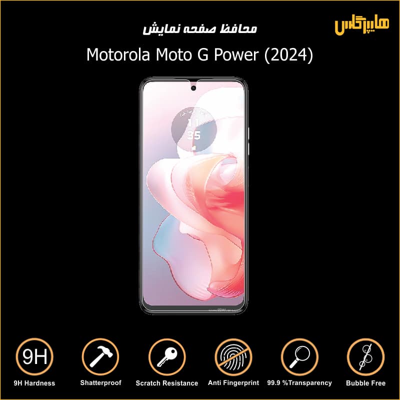 محافظ صفحه نمایش موتورولا Moto G Power 2024 — تصویر ۳