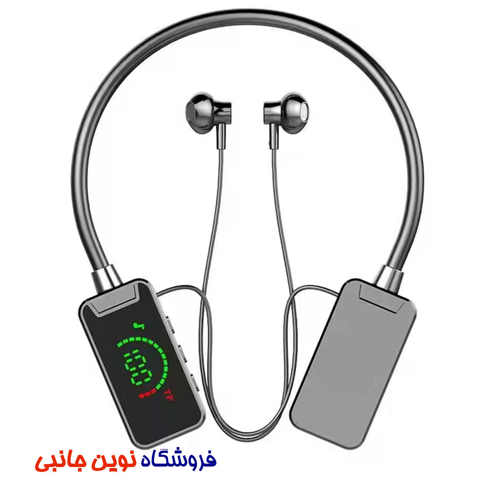 هندزفری گردنی مموری خور جی بی ال مدل M43 های کپی ا JBL M43 Wireless Neckband Headset (تک/عمده)