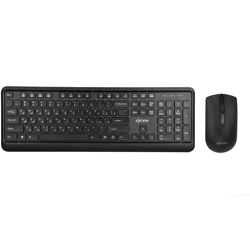 کیبورد و ماوس بی سیم فاطر مدل CWN-5000B