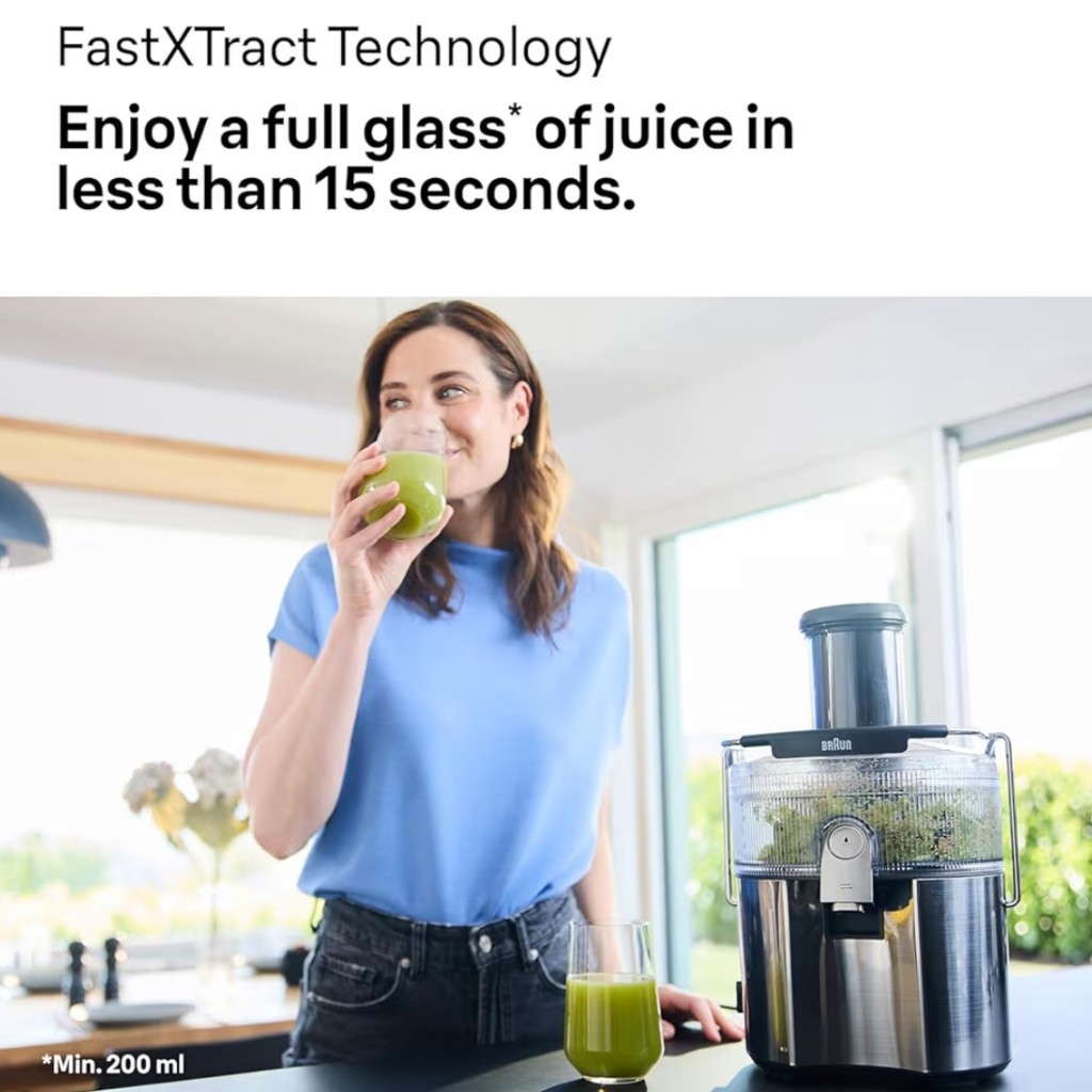 آبمیوه‌گیری براون مدل Braun MultiJuice 7 SJ7000 — تصویر ۵