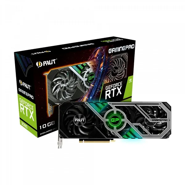 کارت گرافیک استوک پلیت Palit Rtx 3080 Gamingpro 10G