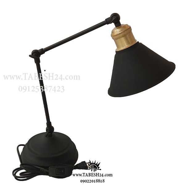 چراغ مطالعه دکوراتیو کلاسیک دو بازو