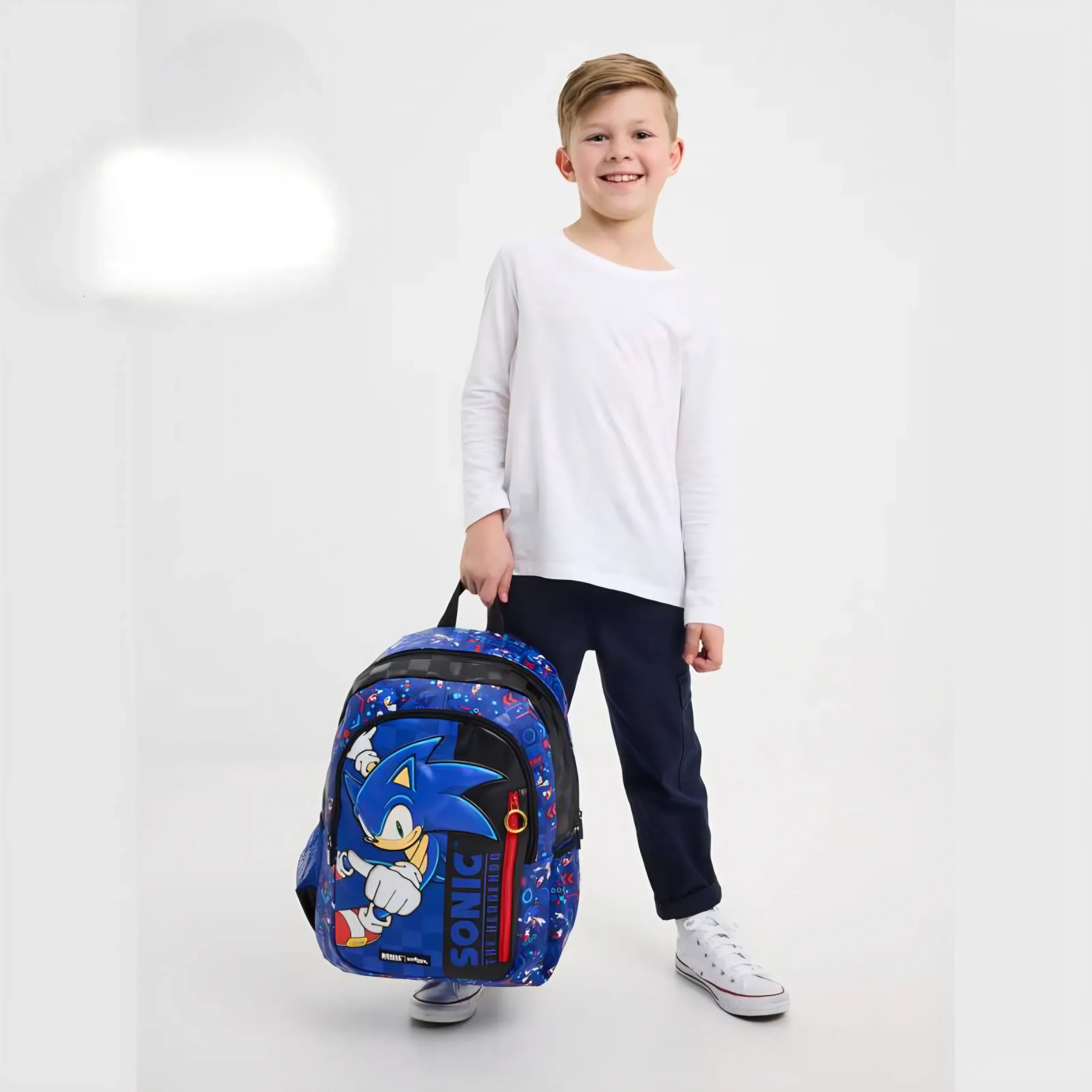کوله پشتی و جامدادی Smiggle طرح سونیک 4411 — تصویر ۸