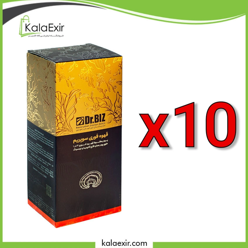 قهوه سوپریم گانودرما | 10 بسته (200 ساشه)